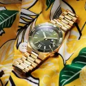 CITIZEN TSUYOSA Shore Diverlook Automatik gold oliv