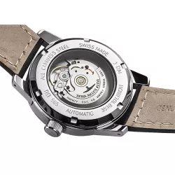 ZENO-WATCH BASEL Pilot Classic Fliegeruhr Automatik Edelstahl