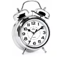 ATLANTA Glockenwecker Sweep Silent mit Licht 12.5cm