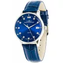 ZENO-WATCH BASEL Medium Size Crystals Quartzuhr blau