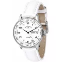 ZENO-WATCH BASEL Medium Size Day Date Automatik Uhr weiss