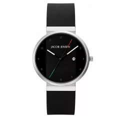 JACOB JENSEN New Series 35mm Quartzuhr schwarz