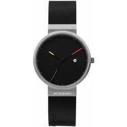 JACOB JENSEN Titanium 35mm Quartzuhr schwarz
