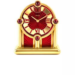IMHOF Tischuhr Quartz Orient de luxe rot