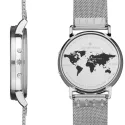 JUNGHANS Milano Mega Solar Funkuhr blau Stahlband