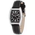 ZENO-WATCH BASEL Tonneau Lady Automatik Uhr Art-Dco schwarz