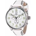 ZENO-WATCH BASEL Pilot Super Oversized XXL Chrono weiss