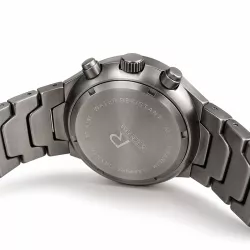 RENDEX Tachymeter Chronograph Quartzuhr Titan