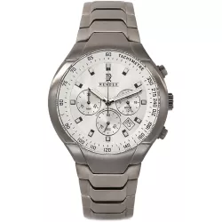 RENDEX Tachymeter Chronograph Quartzuhr Titan