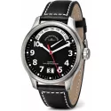 ZENO-WATCH BASEL Pilot Oversized XL Quartz Fliegeruhr Tag und Datum