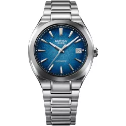 CASIO Edifice Automatik Uhr Edelstahl blau