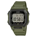 CASIO Sport-Digitaluhr mit Vibrationsalarm oliv