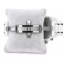 RENDEX Ceramic XL Chrono Quartz Keramikband weiss