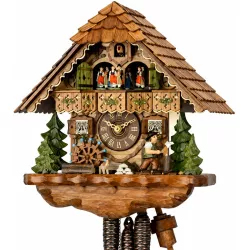 Kuckucksuhr Waldhaus Holz Wanduhr mechanisch