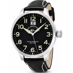 ZENO-WATCH BASEL Pilot Super Oversized XXL Quartz Big Date