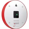 MONDAINE Wall Clock SBB Bahnhofswanduhr rot/weiss