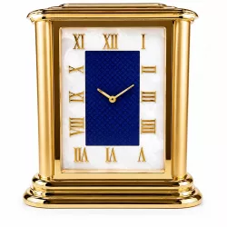 IMHOF Tischuhr Quartz Roma De Luxe vergoldet