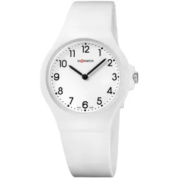 M-WATCH Core 37 Schweizer Quartzuhr weiss