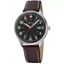 M-WATCH Pilot 41 Swiss Quartzuhr schwarz braun