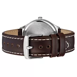 M-WATCH Pilot 41 Swiss Quartzuhr schwarz braun