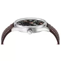 M-WATCH Pilot 41 Swiss Quartzuhr schwarz braun