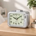 ATLANTA Lumi Senioren Wecker extra laut silber