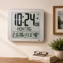 TFA Wochentag Funk Tisch-Wanduhr Thermo-Hygrometer