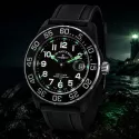 ZENO-WATCH BASEL H3 Diver Teflon Lumi-Sportuhr Silikonband schwarz