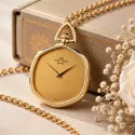 Modische Anhängeuhr Handaufzug Museum gold