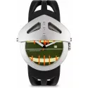 ZENO-WATCH BASEL Gladiator XL Quartzuhr Edelstahl oliv