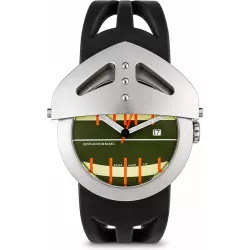 ZENO-WATCH BASEL Gladiator XL Quartzuhr Edelstahl oliv