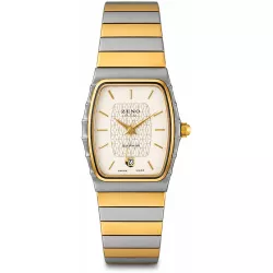 ZENO Saphir Tonneau Quartz Damenuhr