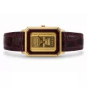CATENA Lingot d'or Quartzuhr mit 1g Goldbarren rot