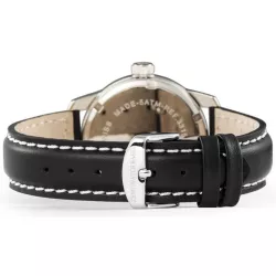 ZENO-WATCH BASEL Pilot Classic Fliegeruhr Quartz Edelstahl poliert