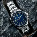 TRASER P67 Pro Diver Blue Lumi Taucheruhr Edelstahl blau