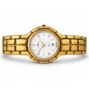 CATENA Excelsior grosse vergoldete Quartz Armbanduhr
