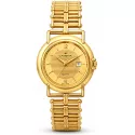 CATENA Othello Flatline flache Quartz Armbanduhr gold