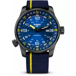 TRASER P68 Pathfinder Automatik Uhren Nato blau