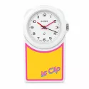 LE CLIP Klippuhr Fun gelb