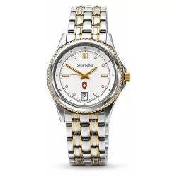 SWISS GOLFER Venice Quartzuhr bicolor klein