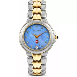 SWISS GOLFER Bonneville Quartzuhr medium Perlmutt bico