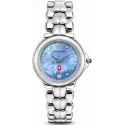 SWISS GOLFER Bonneville Quartzuhr medium Perlmutt blau