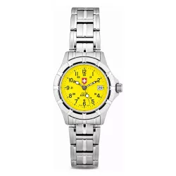 SWISS ARMY Team Quartzuhr klein gelb