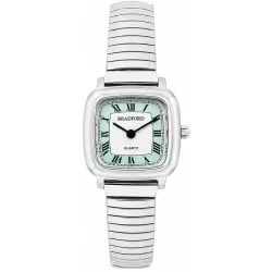 BRADFORD Stretch Armbanduhr römisch himmelblau