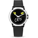 CATS. NOS black Quartzuhr schwarz