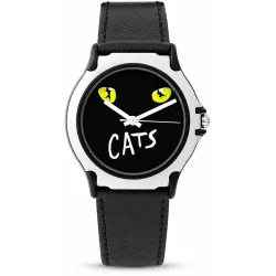 CATS. NOS black Quartzuhr schwarz