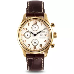 ZENO-WATCH BASEL NC Retro Chronograph vergoldet