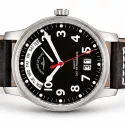 ZENO-WATCH BASEL Pilot Oversized XL Quartz Fliegeruhr Tag und Datum