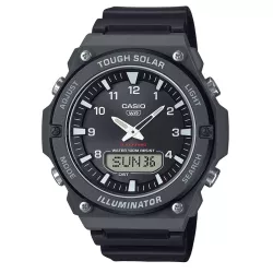 CASIO Tough Solaruhr mit 5 Alarmen DigiAnalog schwarz
