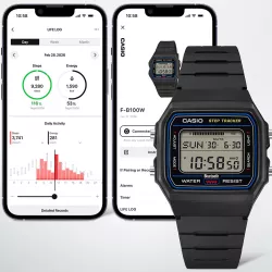 CASIO LCD Illuminator Step Tracker klein